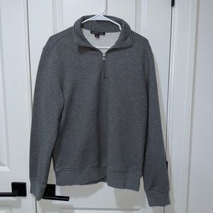 Michael Kors Charcoal Zip-Up Sweater